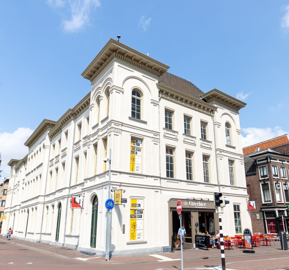 Inspirerende locatie in Utrecht | Missie Social Impact Factory Foto gebouw voorkant
